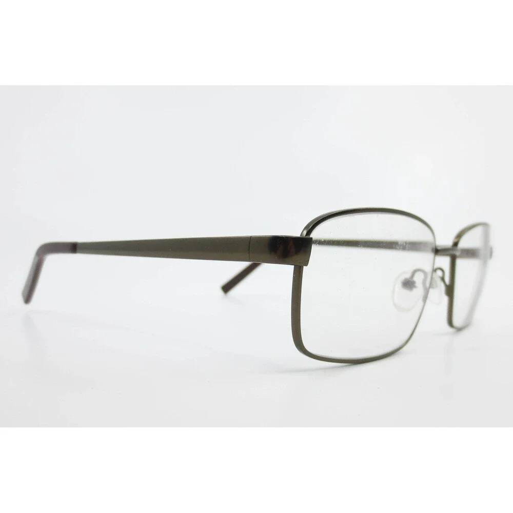 Elements by Europa EL-374 C2 Bronze Rectangular Eyeglasses Frames 57-17-145 Mens